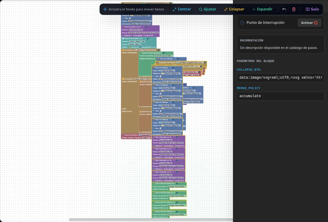 WPipe Studio Visual No-Code Canvas